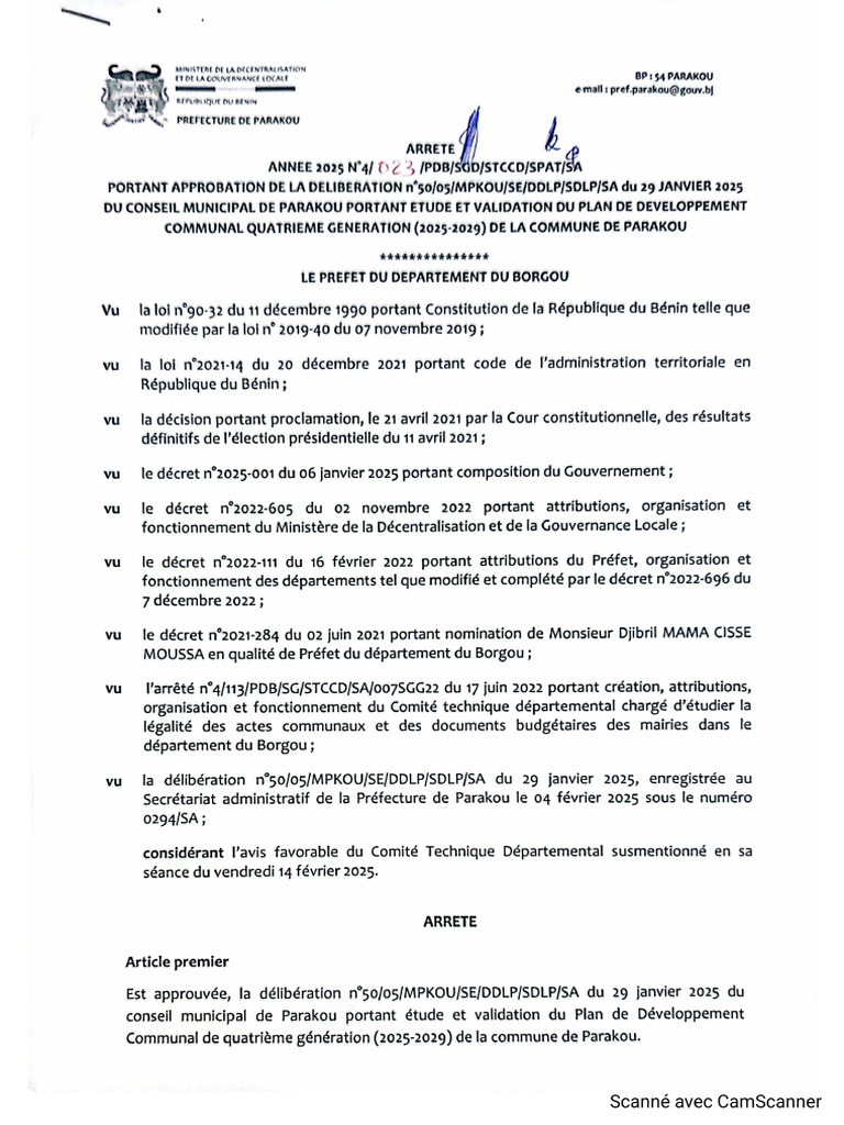 Approbation PDC4 | PDF