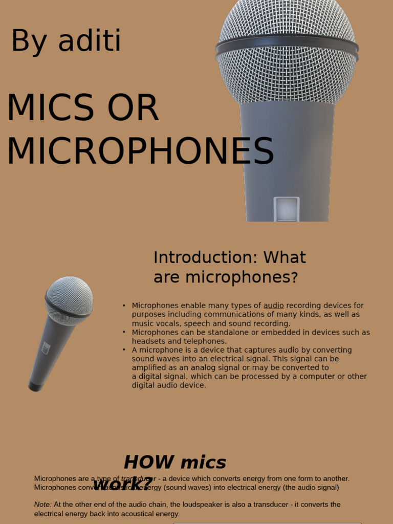comp FA | PDF | Microphone | Loudspeaker