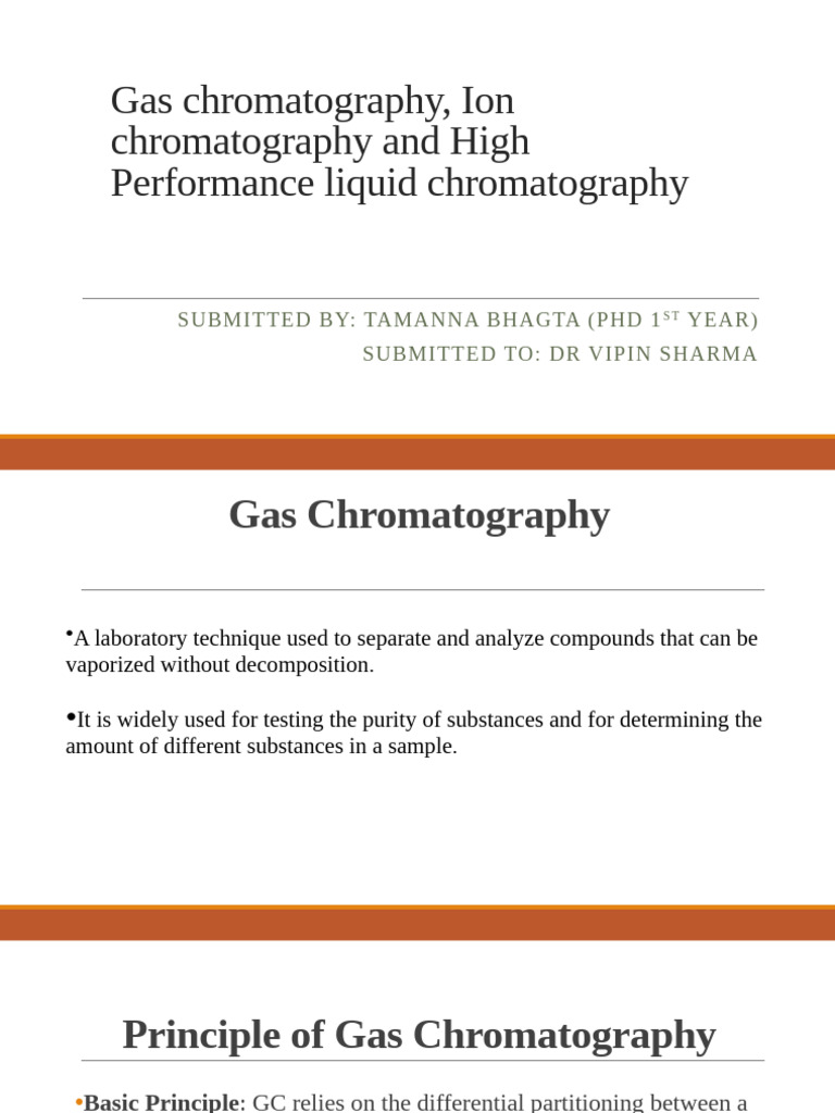 Chromatography Techniques Overview | PDF | High Performance Liquid ...