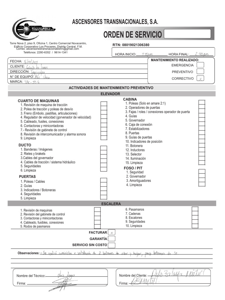 Cambio de Botones - 250116 - 144123 | PDF | Ascensor