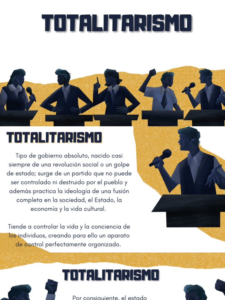 Características del totalitarismo moderno | PDF | Totalitarismo ...