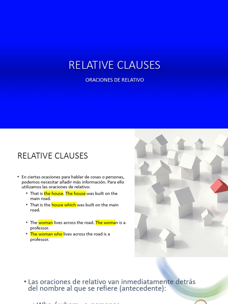 Understanding Relative Clauses in English | PDF