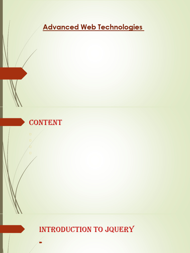Introduction to jQuery Basics | PDF | J Query | Web Development
