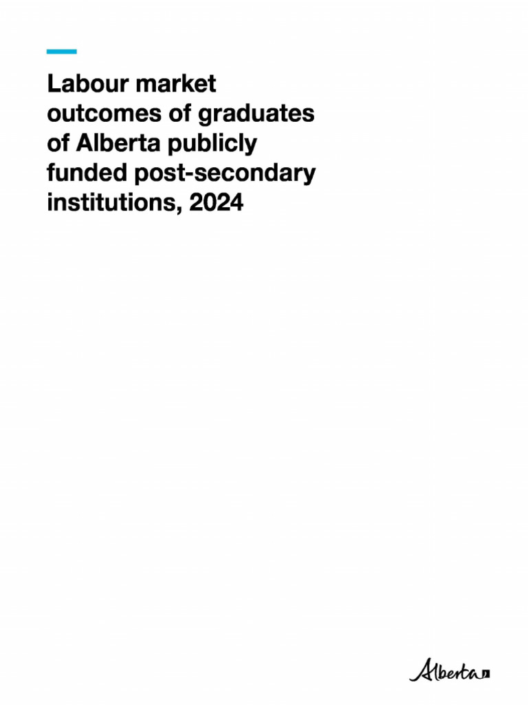 Ae Labour Market Outcomes Graduates Publicly Funded Post Secondary ...