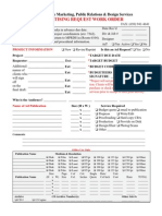 Foothill College Marketing Request