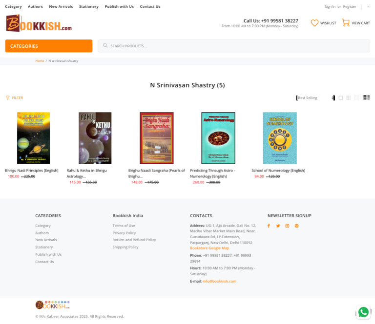 N. Srinivasan Shastry's Astrology Books | PDF | Astrology | Hindu Astrology
