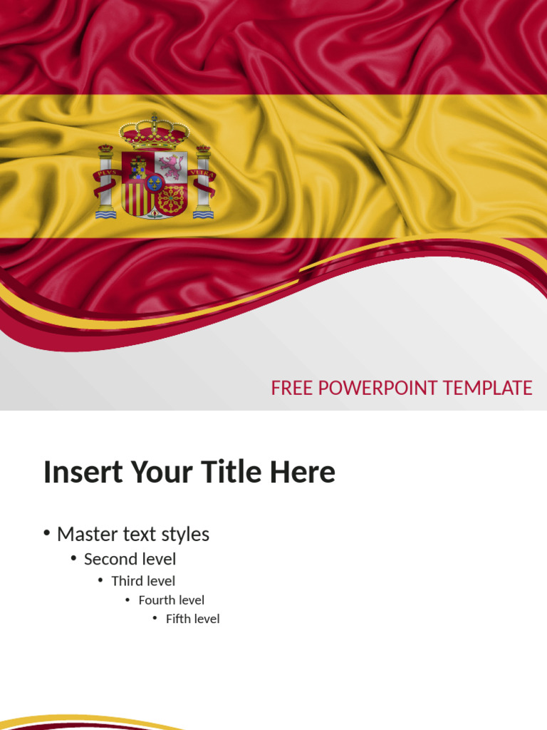 Free PowerPoint Template for Spain | PDF