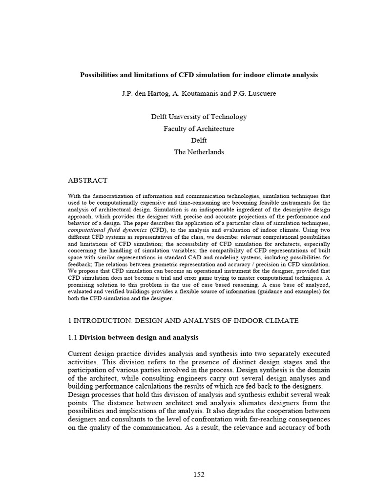 CFD Simulation Limitations in Design | PDF | Computational Fluid ...