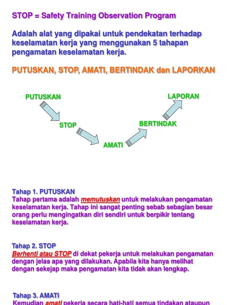 Program Observasi Keselamatan K3 | PDF | Karier & Perkembangan | Bisnis