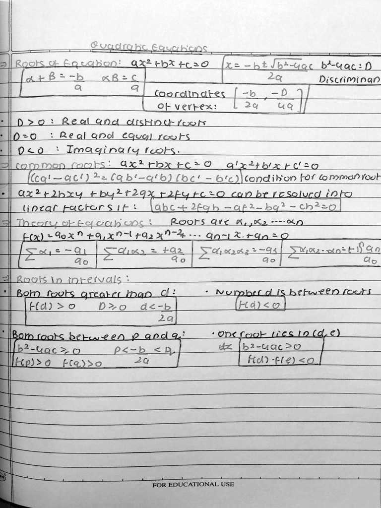 math short note (1) | PDF
