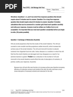 Grade 12 Biology Final Exam Guide | PDF | Dna | Mitochondrion