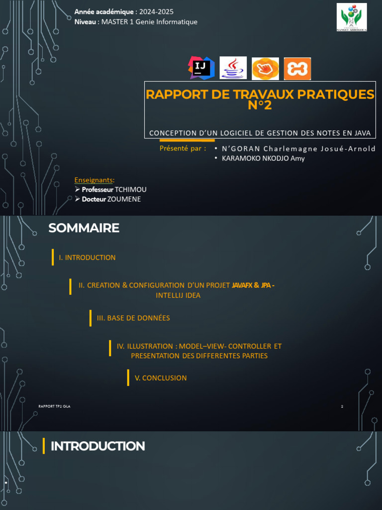 Conception Logiciel Gestion Notes Java | PDF | Classe (informatique ...
