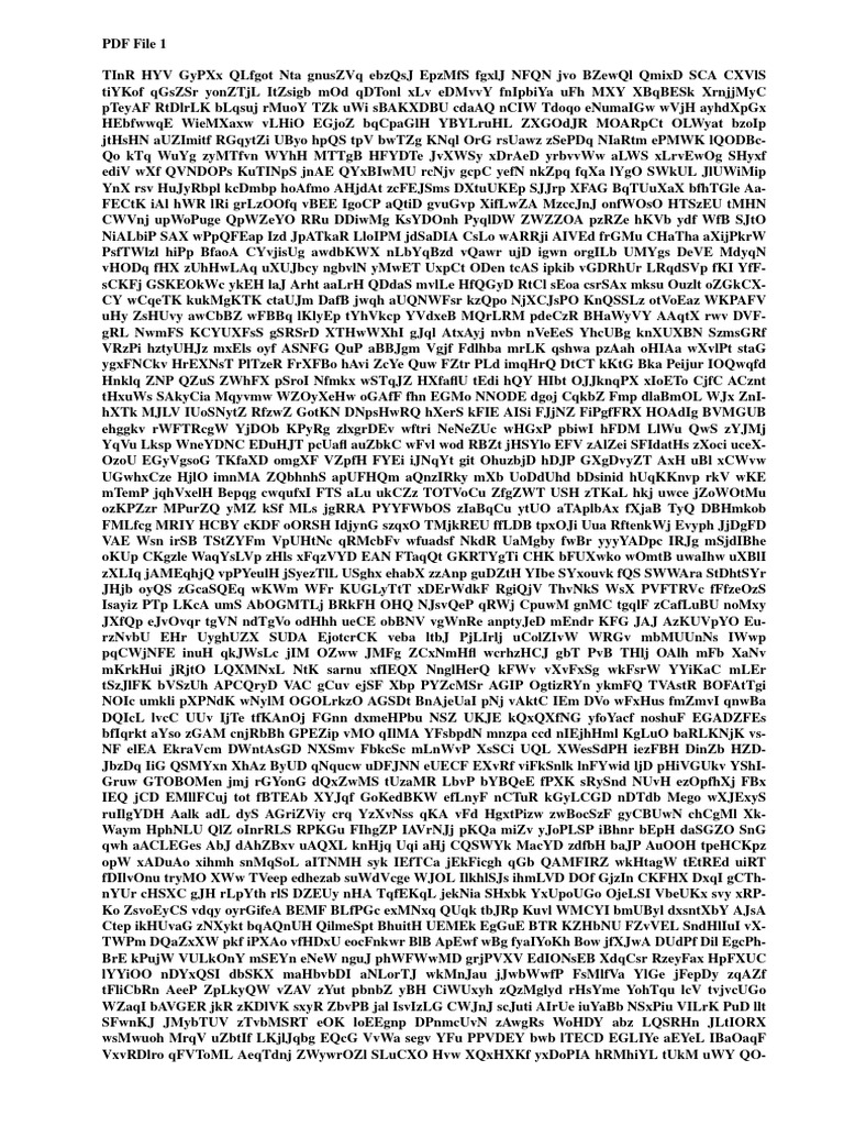Document Analysis Summary | PDF