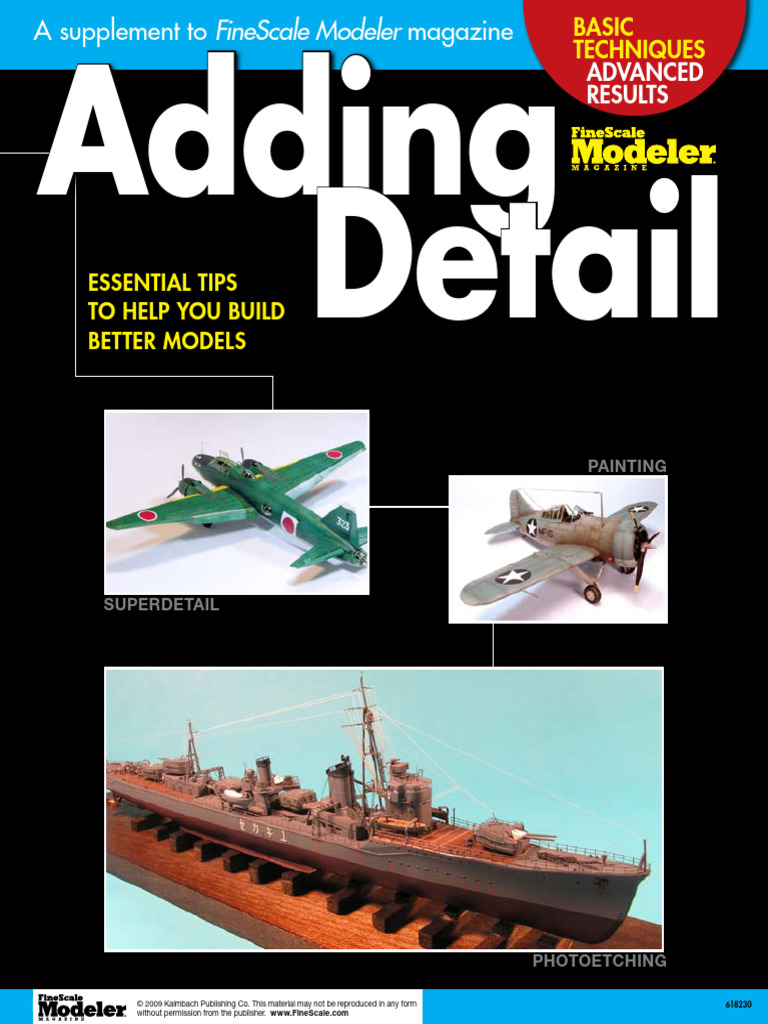 Essential Model Building Techniques | PDF | Acrylic Paint | Fuselage