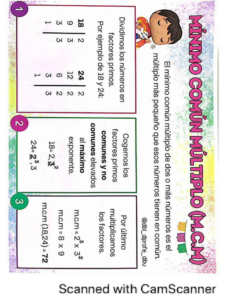 MCM y MCD | PDF