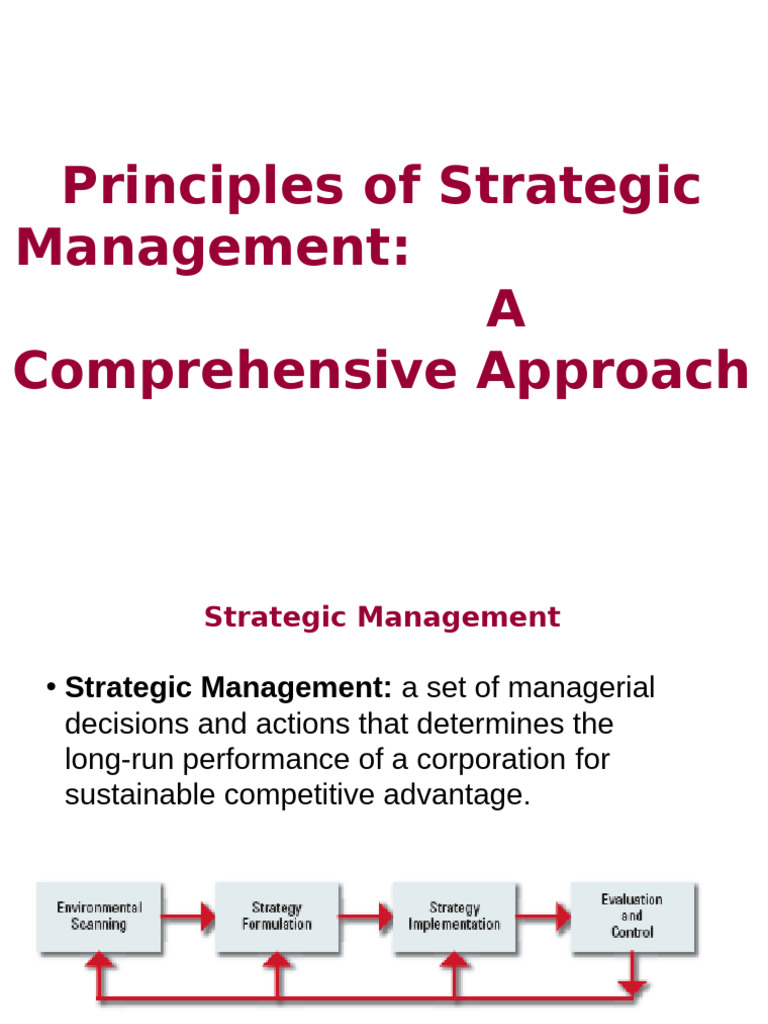 Principles of Strategic Management | PDF | Strategic Management ...