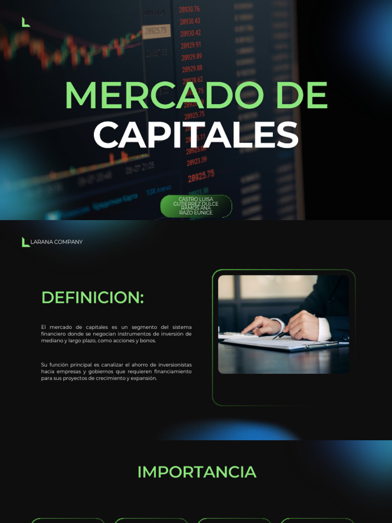 Introducción al Mercado de Capitales | PDF | Inversiones | Compartir ...