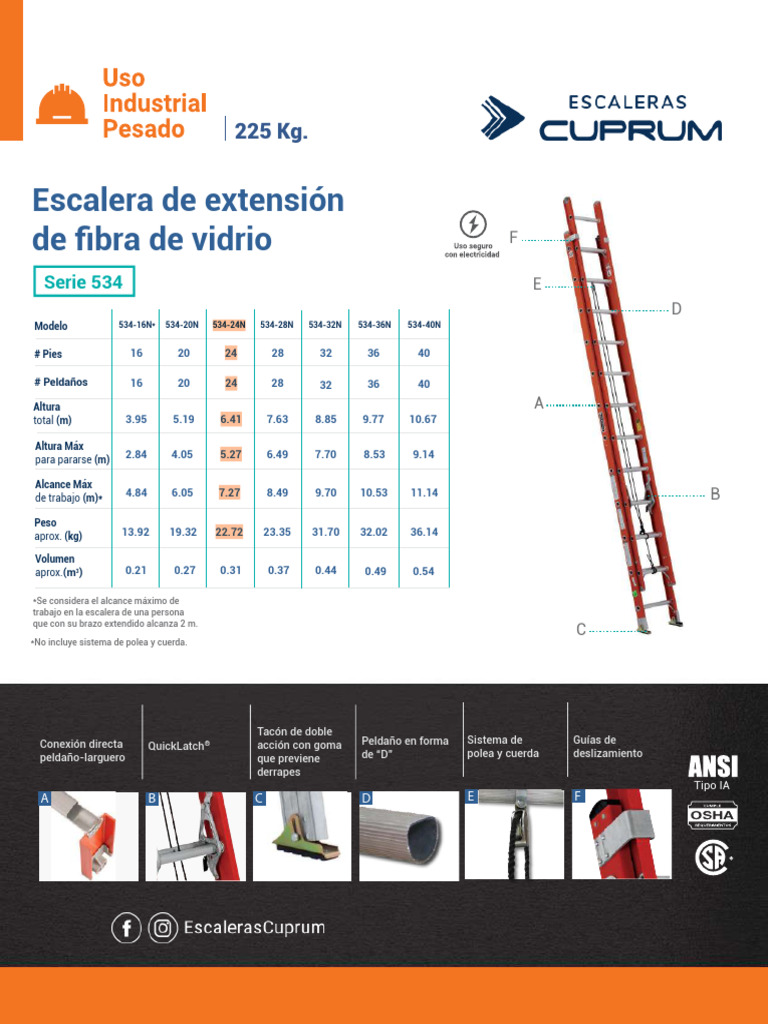 Catálogo de Escaleras Cuprum 2023 | PDF