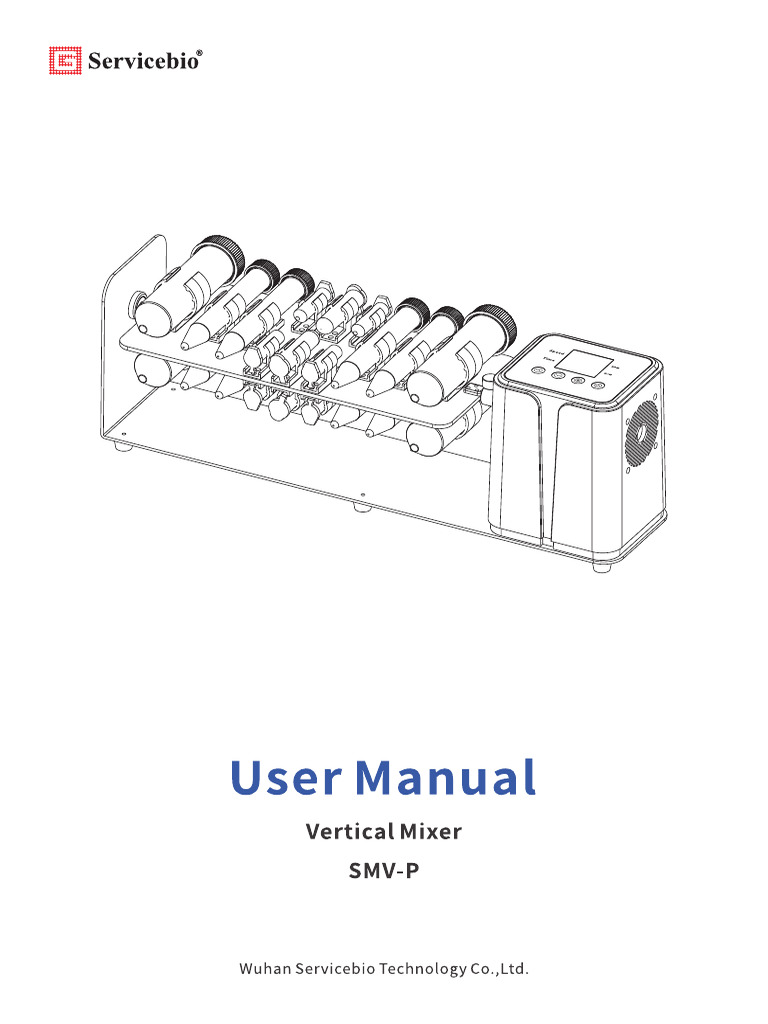 Servicebio SMV-P Vertical Mixer 241016 | PDF