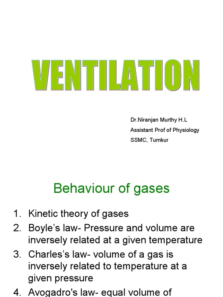 Understanding Pulmonary Ventilation | PDF | Exhalation | Breathing