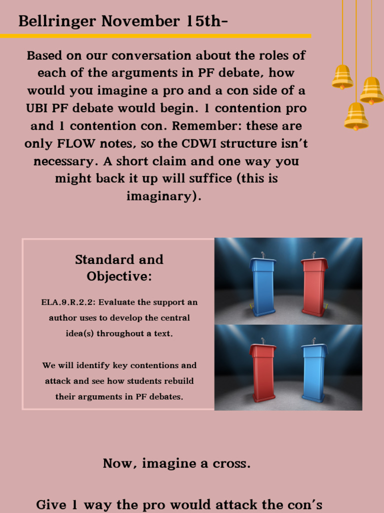 UBI Debate Flow Notes and Strategies | PDF