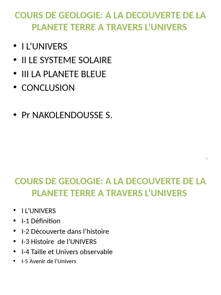 Exploration de l'Univers et de la Terre | PDF | Système solaire | Soleil