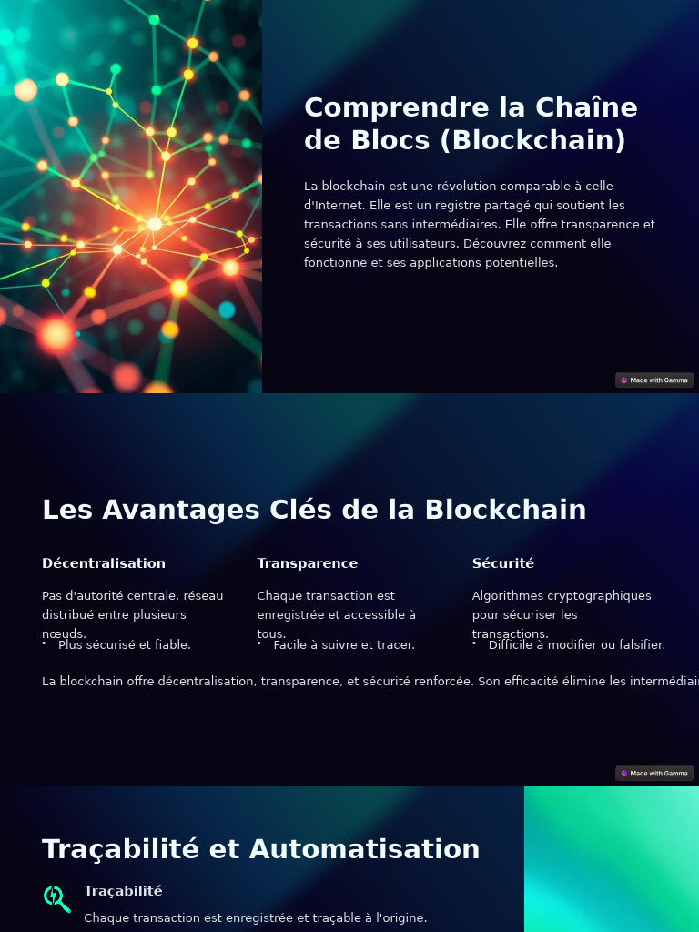 Comprendre la Blockchain et ses Avantages | PDF | Protocoles Internet | Pair à pair