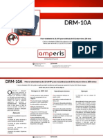 Ohmímetro Amperis - DRM-10A - PT