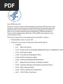 HHS Union Notification