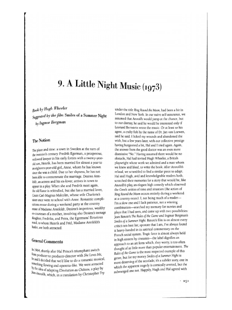 A Little Night Music (1973) PDF