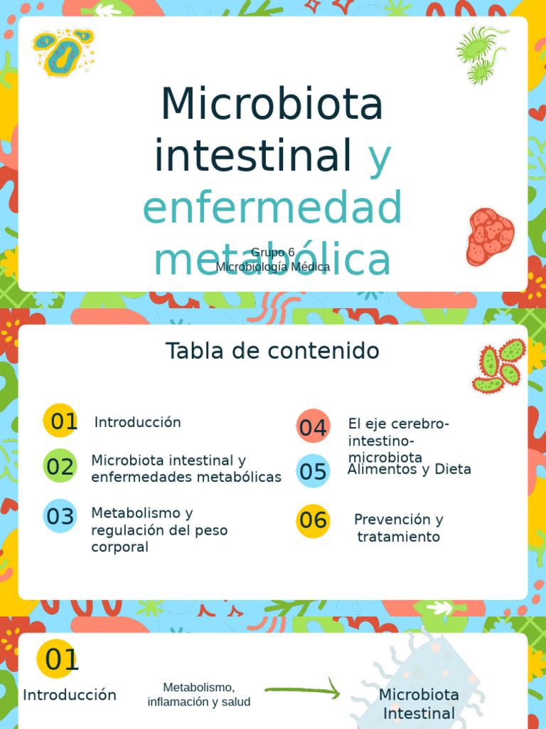 G6 Microbiota Intestinal | PDF | Especialidades Medicas | Biología