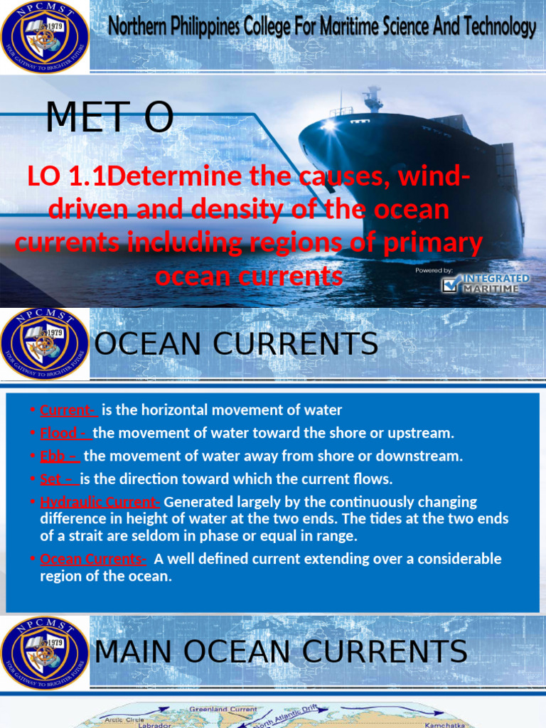 Causes and Types of Ocean Currents | PDF | Oceans | Water