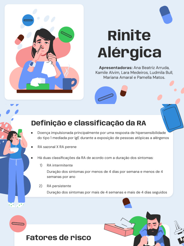 Rinite Alérgica: Classificação e Diagnóstico | PDF | Alergia | Citocina