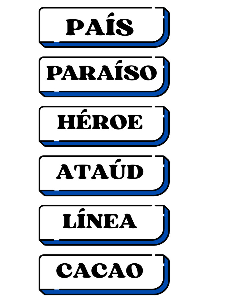 Palabras | PDF