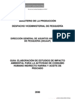 Guía,Elaboración de EIA para harina y aceite de pescado-Perú