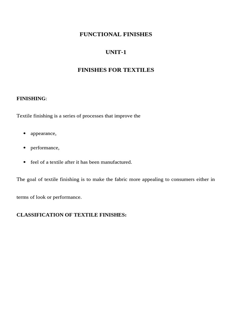Functional Finishes for Textiles | PDF | Electrostatic Discharge | Textiles