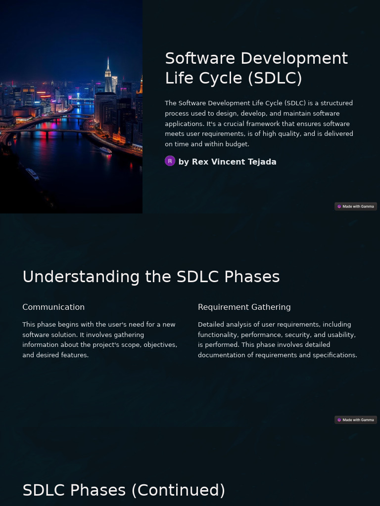 Understanding the Software Development Life Cycle | PDF | Software ...