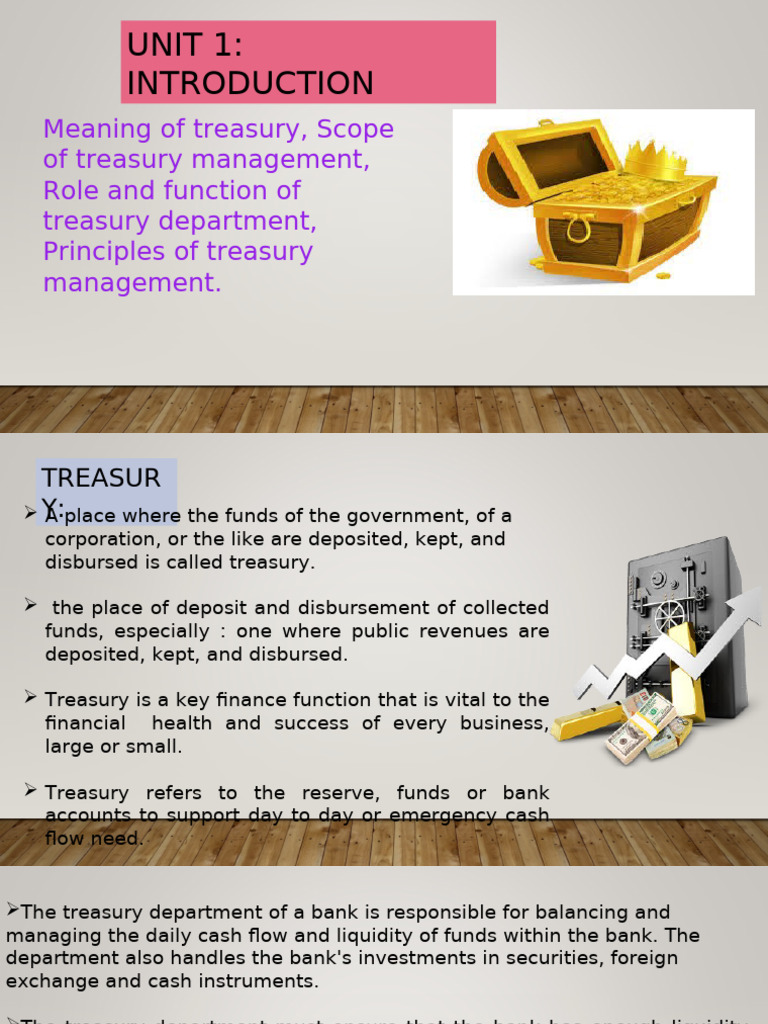 Treasury Management Overview and Functions | PDF | Foreign Exchange ...