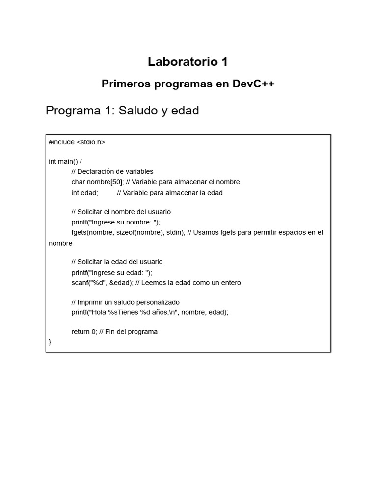 Primeros Programas en DevC++ | PDF | Ciencias de la Computación ...