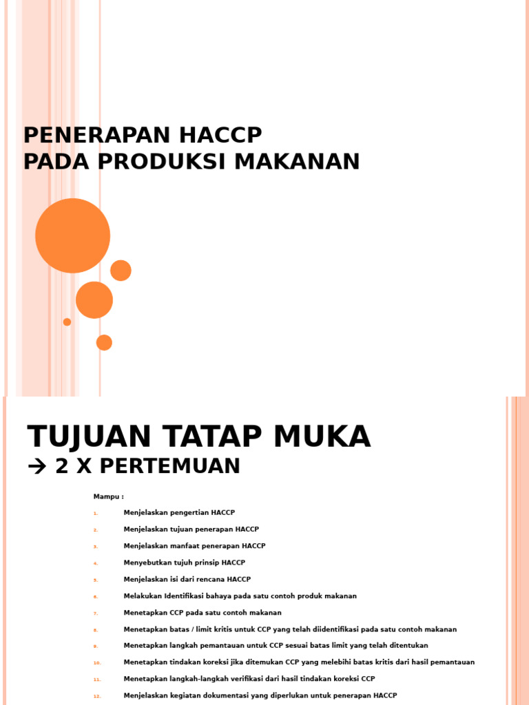 HACCP | PDF