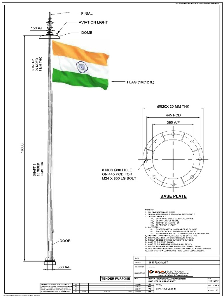 16 MTR Flag Mast | PDF