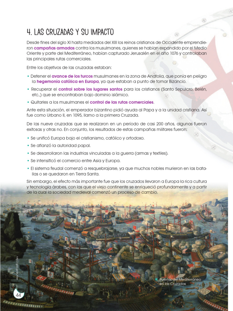 Impacto de las Cruzadas en Europa | PDF | Cruzadas | imperio Bizantino