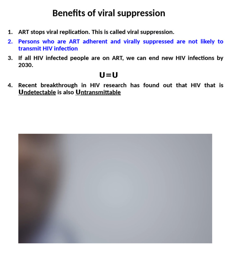Presentation - Benefits of Viral Suppression | PDF