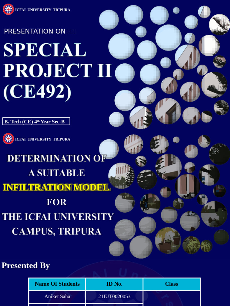 Infiltration Model Analysis at IUT | PDF | Applied And ...