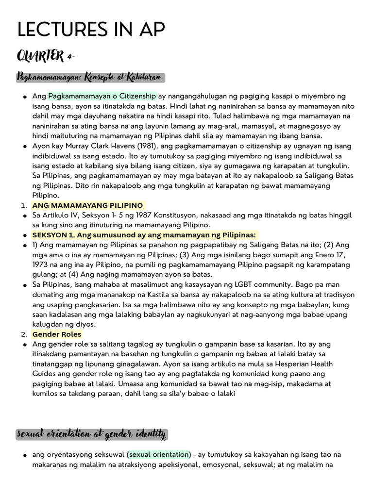 Lectures in Ap | PDF