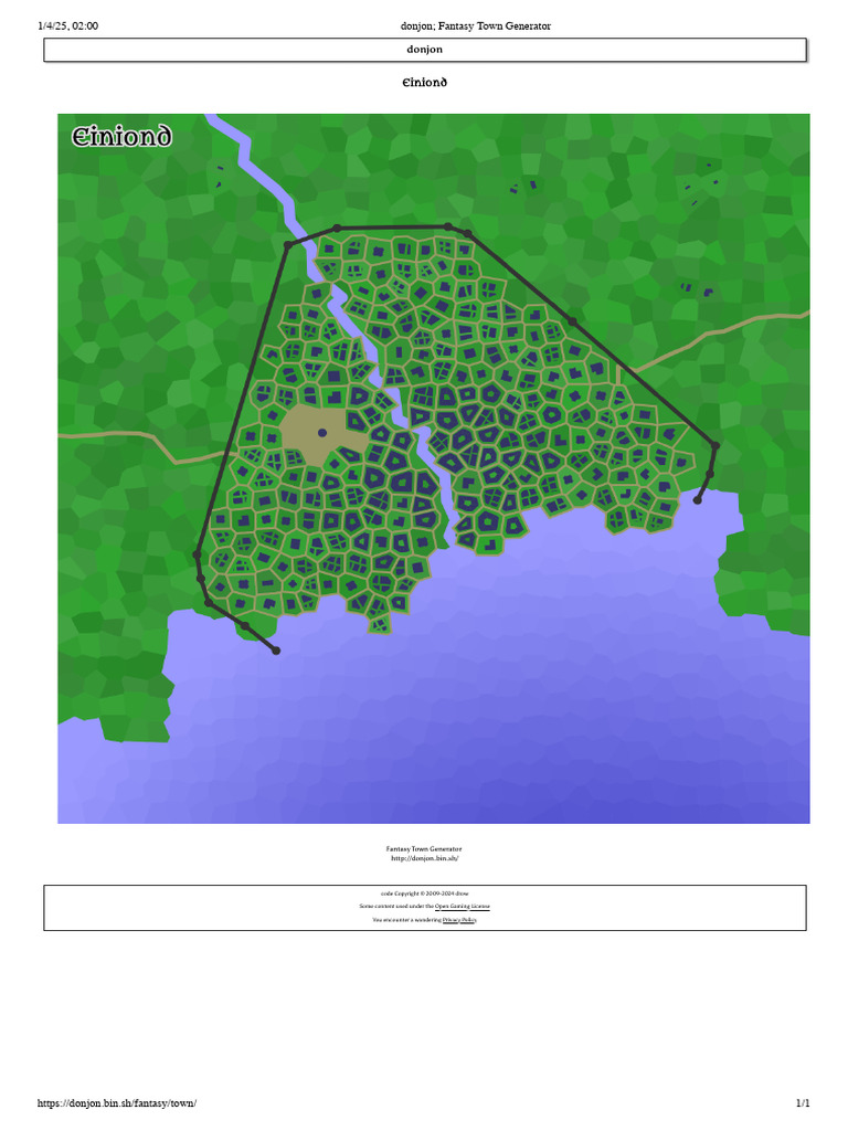 Donjon fantasy town generator 3 pdf