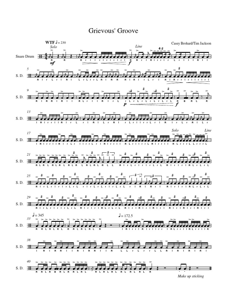 Grievous Groove Snare