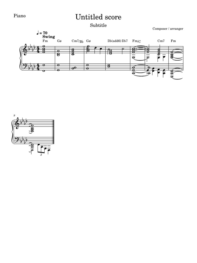Untitled Score-Piano | PDF