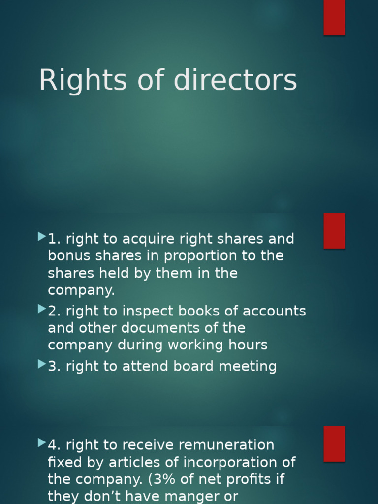 Directors | PDF | Goal | Performance Appraisal