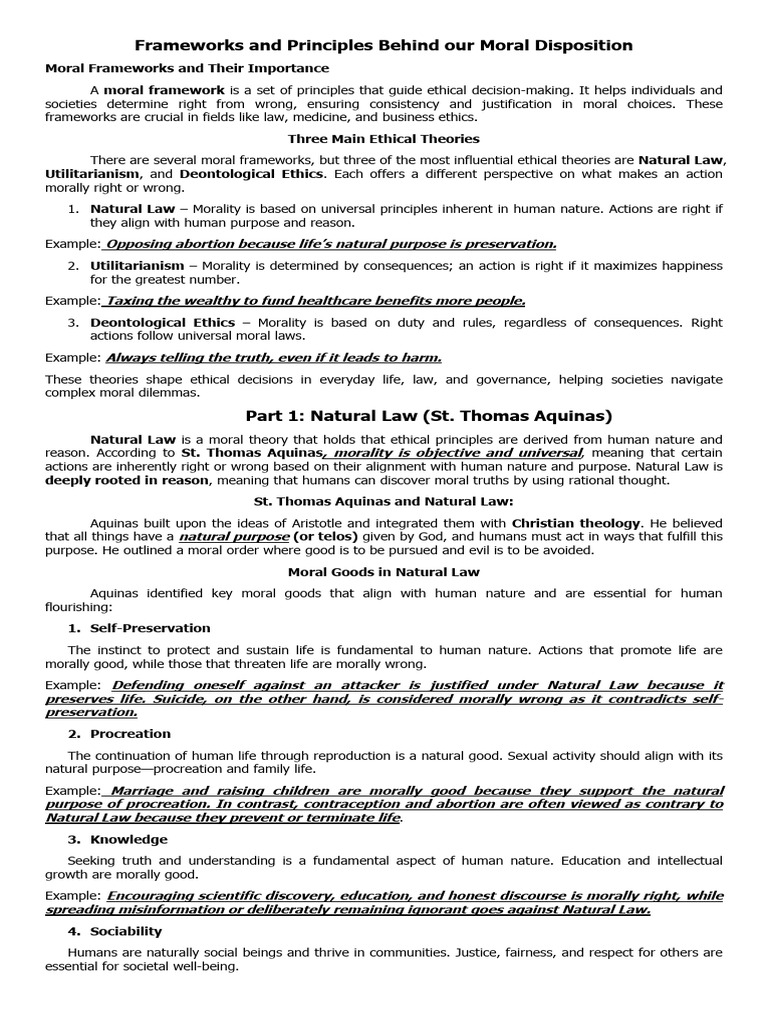 Understanding Moral Frameworks and Ethics | PDF | Utilitarianism | Pleasure